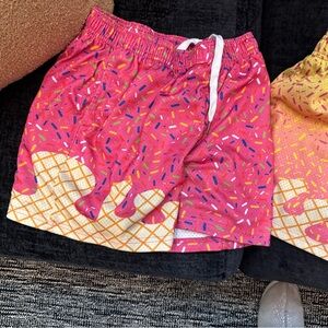 Baseball Lifestyle 101 Ice Cream Shorts - strawberry